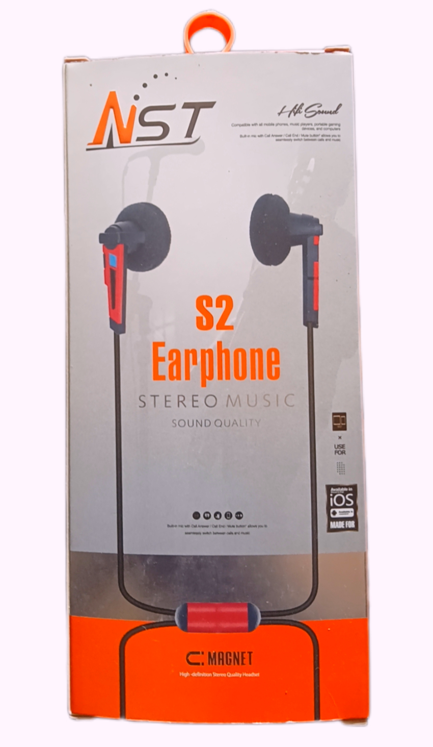NST EARPHONE STREO MUSIC