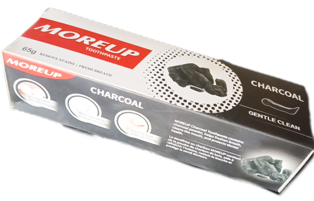 Moreup charcoal  toothpaste 65g
