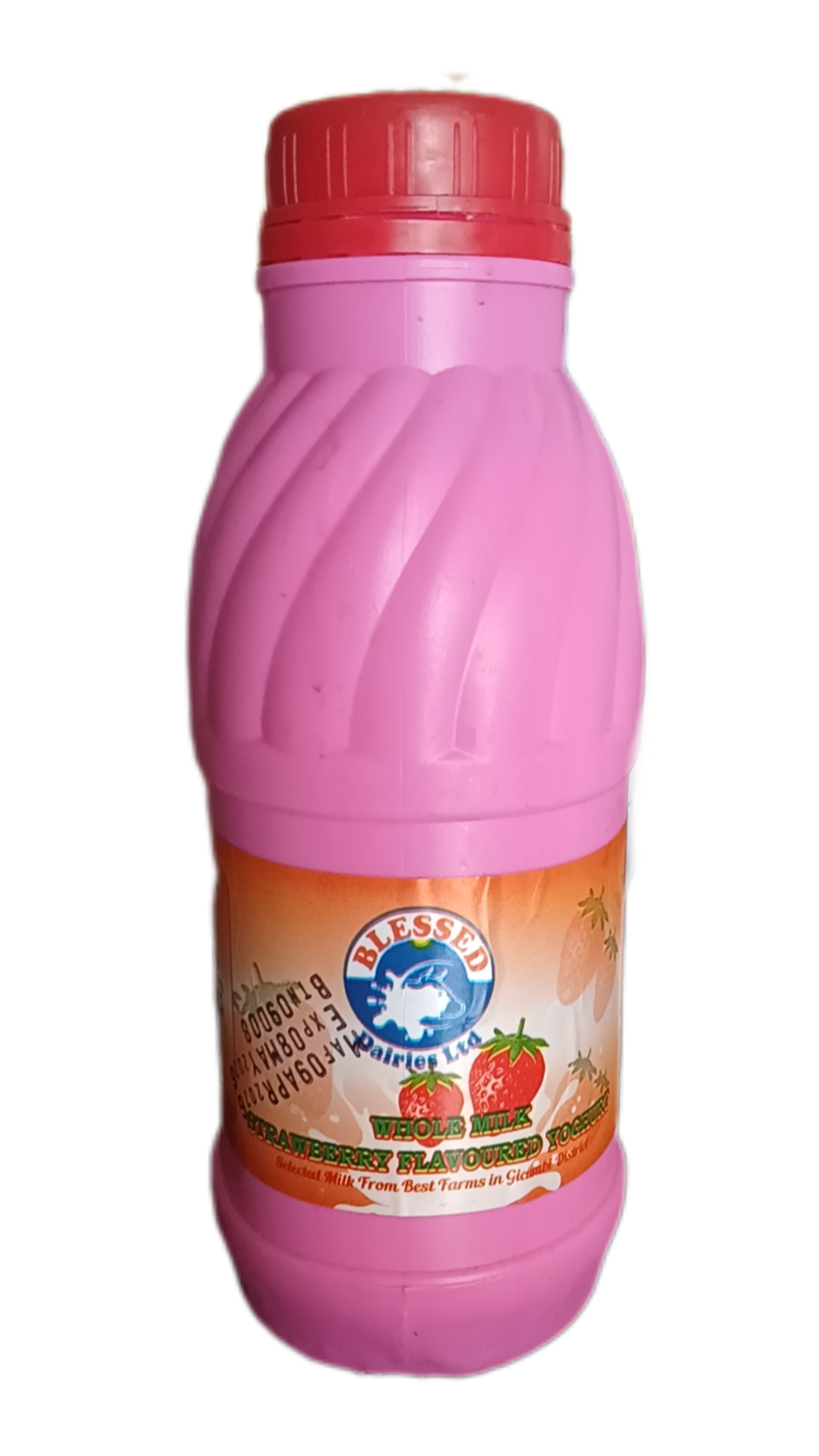 Strawberry yoghurt 500ml wholemilk