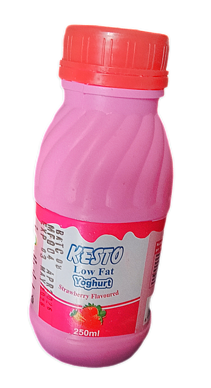 Kesto strawberry yoghurt 500ml low fat