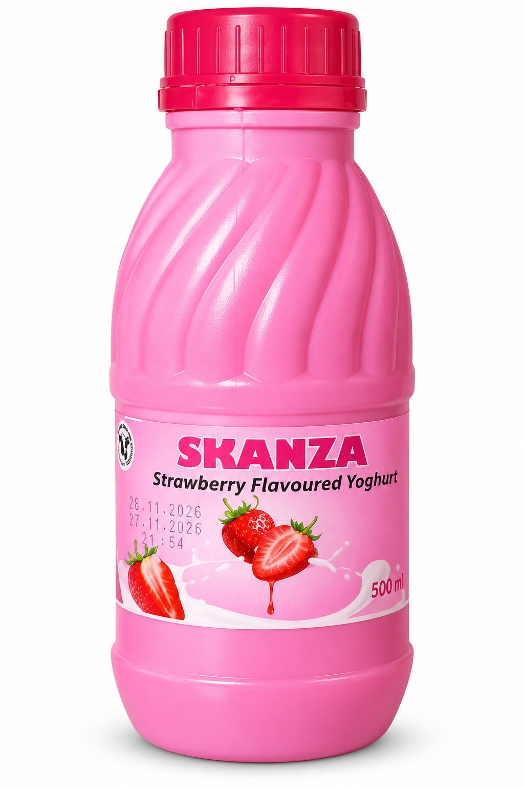 Skanza Strawberry Flavoured Yoghurt (250 ml)